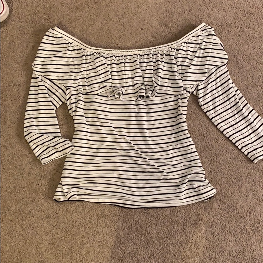 American eagle striped blouse